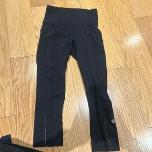 Lululemon Fast and Free Crop 19”